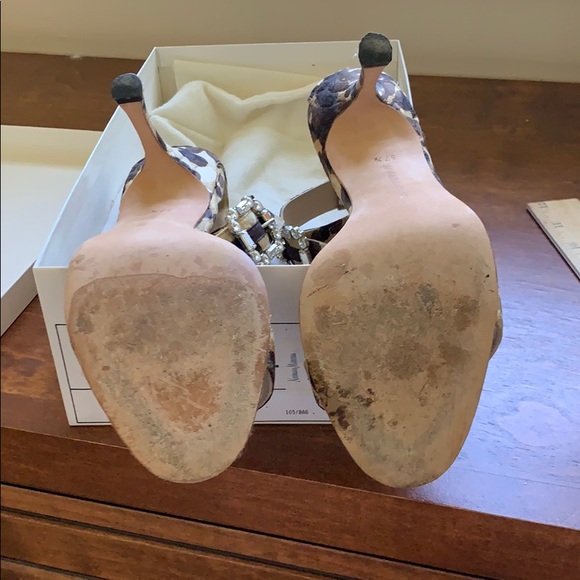 Beautiful Manolo Blahnik leopard sandals - Picture 6 of 8